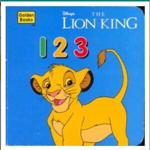 The Lion King 123 Board Book Golden Books A Little Nugget Book Disney